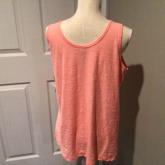 Outer Banks North Carolina Tank Top Shirt Sleeveless Peach  Beachwear Large NEW - Picture 2 of 4
